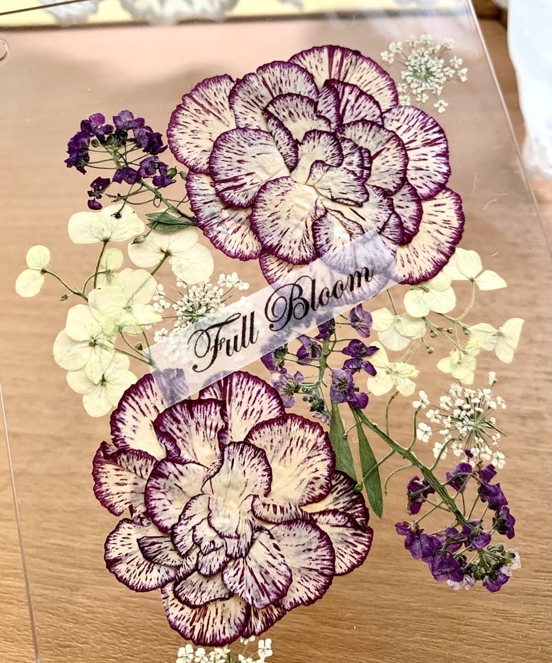 SAIKA カーネーションアレンジ | 押し花 Shop