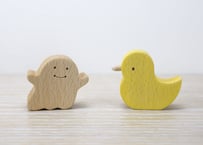 「 おばけとひよこのラトル 」～やさしさが伝わる木のおもちゃ