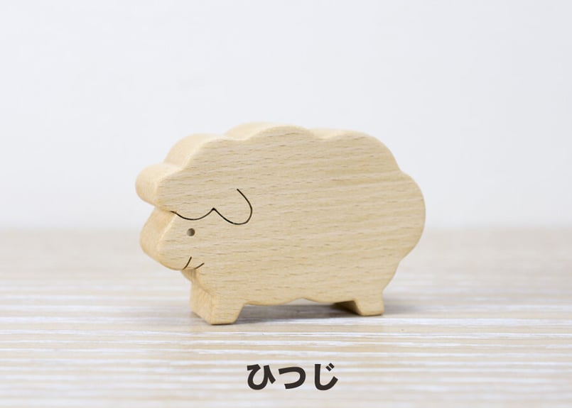 どうぶつのラトル 」～やさしさが伝わる木のおもちゃ 【 ぞう・ひつじ