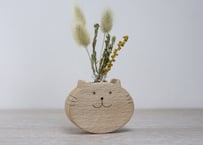 「 ねこの一輪挿し 」～お部屋に癒しを