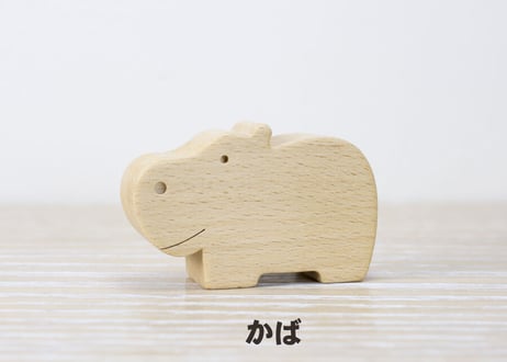 「 どうぶつのラトル 」～やさしさが伝わる木のおもちゃ 【 はりねずみ・かば・うま・ぶた 】