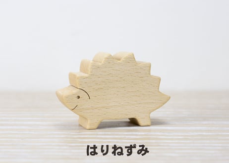 「 どうぶつのラトル 」～やさしさが伝わる木のおもちゃ 【 はりねずみ・かば・うま・ぶた 】