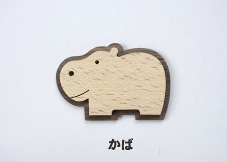「 どうぶつのマグネット 」～子供にも大人にも人気【 かば・ぶた・はりねずみ 】
