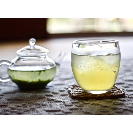 ハーブのような清涼感が口に広がる煎茶「香駿」40gとフォルターインボトルセット