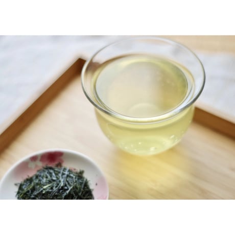 芽重型仕立ての上級煎茶リーフ「碧」 80g　ちょっと贅沢な普段用に！