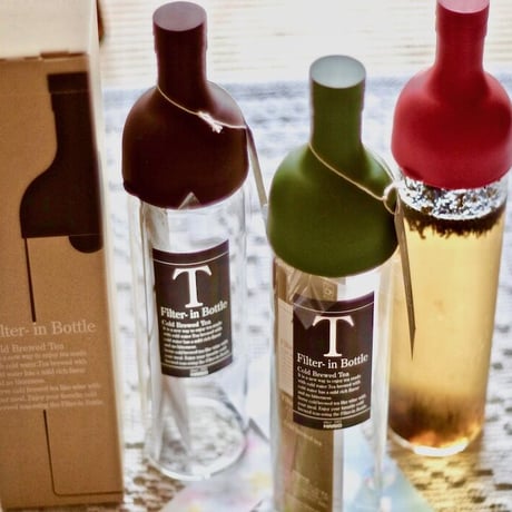 ボトルで水出し！「和紅茶50g」&「ほうじ茶50g」&フィルターインボトルセット