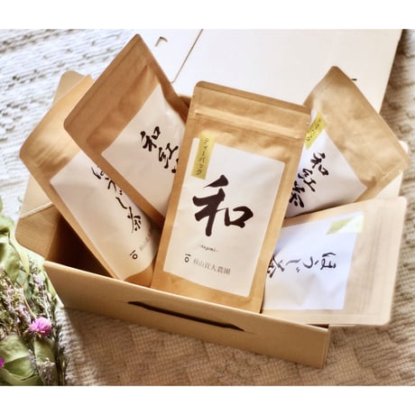 プチギフト・内祝いに！お茶3種類ティーバッグ＆リーフのギフトセット！