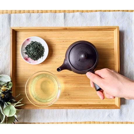 芽重型仕立ての普段飲み茶におすすめな「和」＆常滑急須セット