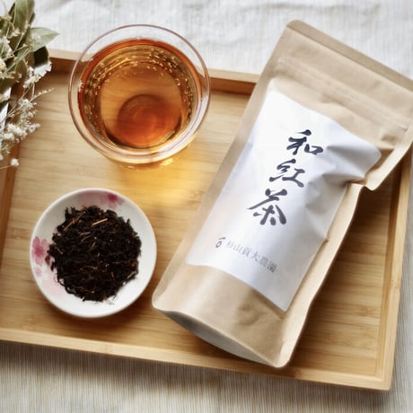 お中元に！煎茶「和」200g &「和紅茶50g」＆フィルタインボトルのギフトセット