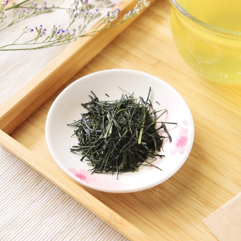 煎茶 千筋箔溜 茶托 共箱(K-LC538)