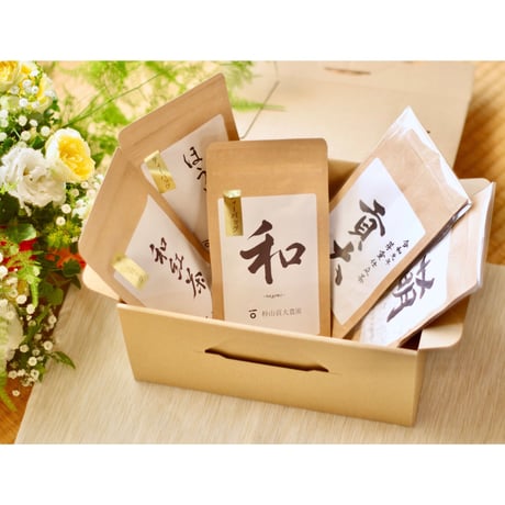 内祝・引出物に！高級煎茶「貢大10g」＆「萌40g」＆3種ティーバッグ「煎茶の和・和紅茶・ほうじ茶」ギフトボックス