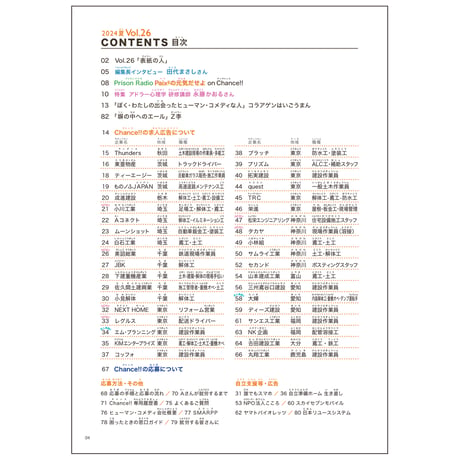Chance!!Vol.26（2024年夏号）