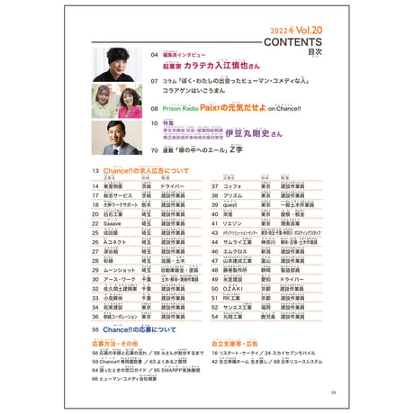 Chance!!Vol.20（2022年冬号）