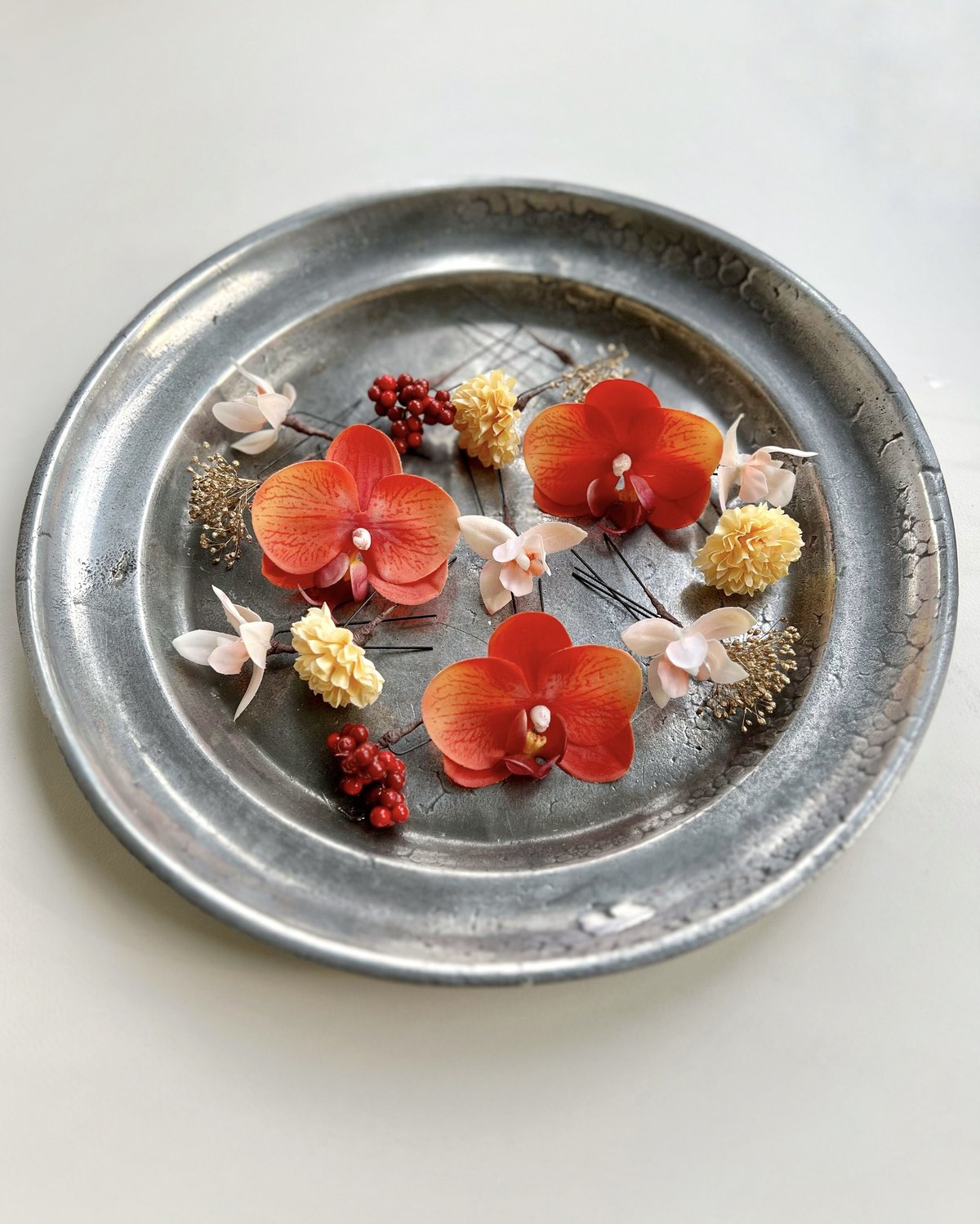 ぺぺさま♡5月オーダーのお品 8月末以後納品】オーダーヘッドパーツ 1パターン | CHIC FLOWER