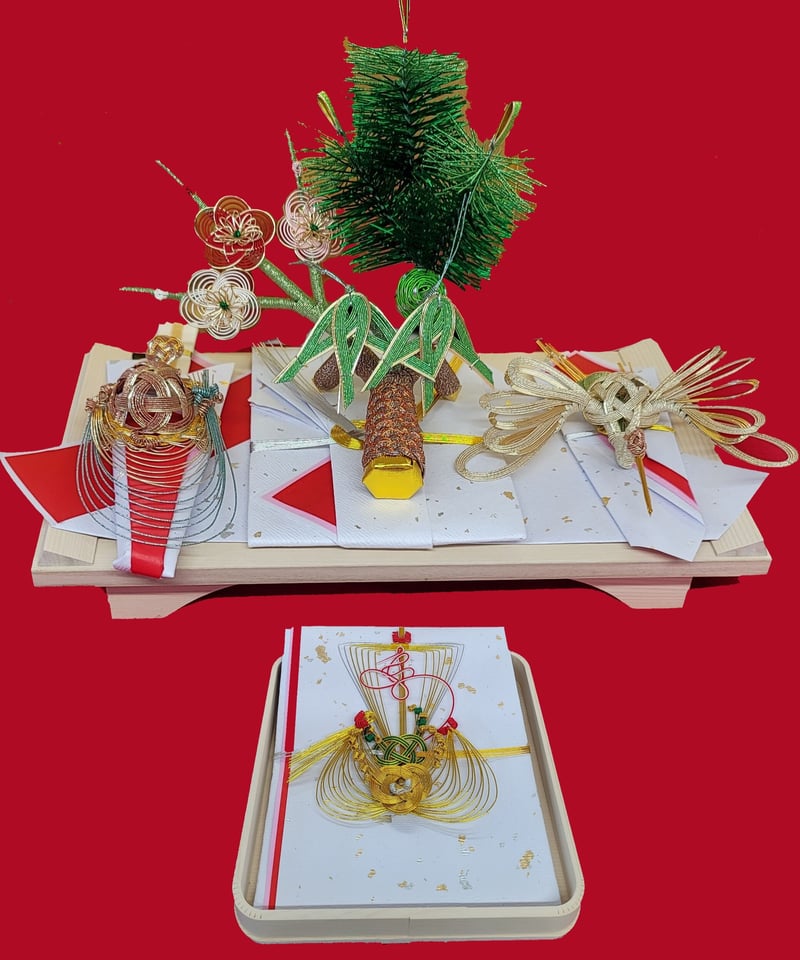 結納飾り【寿恵利】セット　送料込 ふしん社オリジナル『結納セット』【羽衣】 | 天理ふしん社