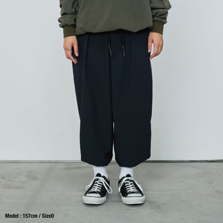 3 LAYER TAPERED TRACK PANTS (BLACK)
