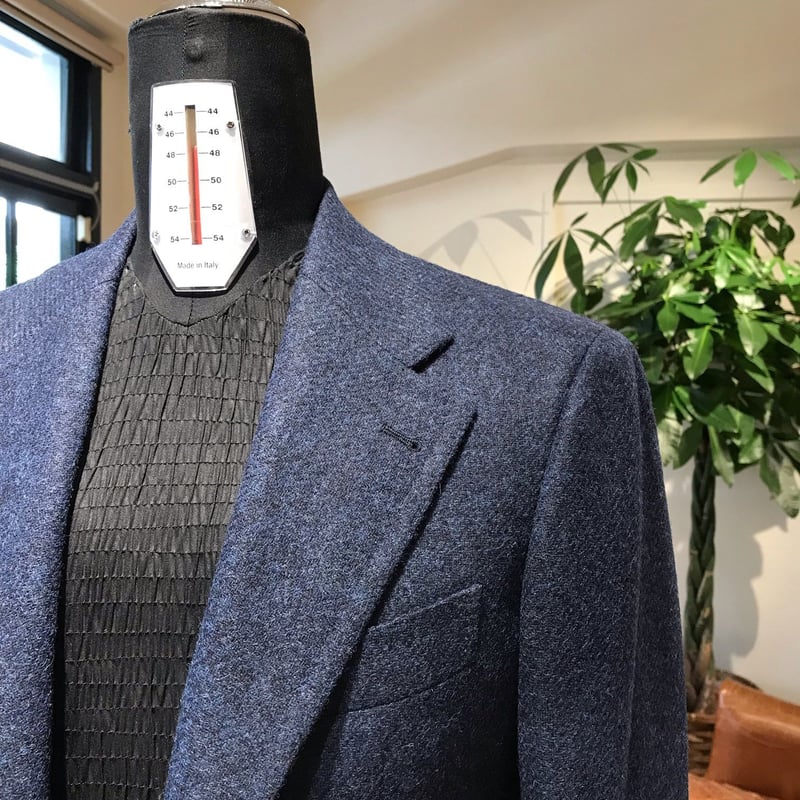 Blue tweed jacket | Sartoria Raffaniello