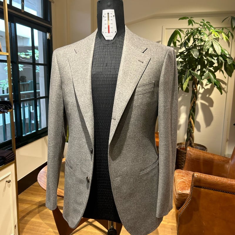 SHIN　Sartoria raffaniello フランネルスーツ Gray flannel suit | Sartoria Raffaniello