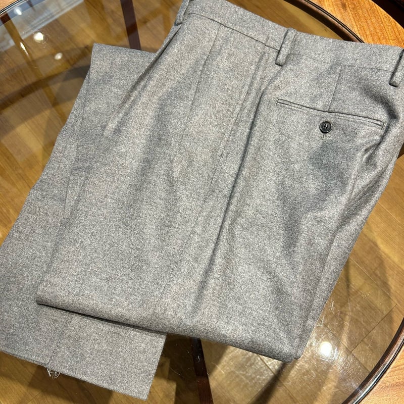 SHIN Sartoria raffaniello フランネルスーツ Gray flannel suit