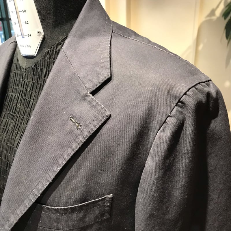 Raffaniello ネイビー ジャケット Washed Cotton Jacket(Navy) | Sartoria Raffaniello