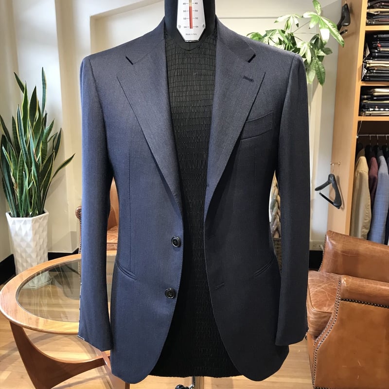H&S Navy suit. | Sartoria Raffaniello