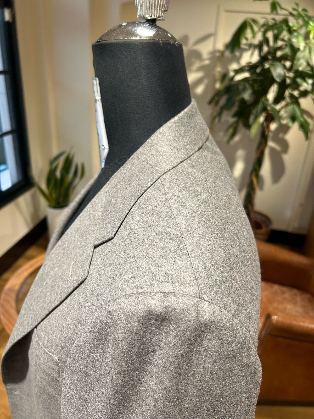 SHIN Sartoria raffaniello フランネルスーツ Gray flannel suit