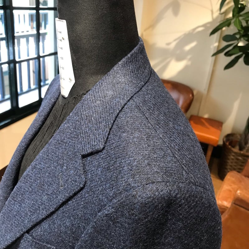 Blue tweed jacket | Sartoria Raffaniello