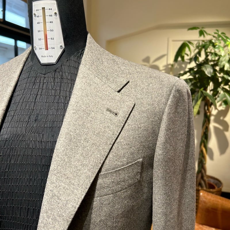 SHIN　Sartoria raffaniello フランネルスーツ SHIN Sartoria raffaniello フランネルスーツ Gray flannel suit