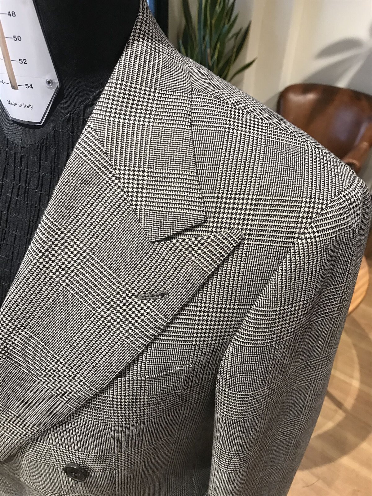 専用MABRO マブロ × 伊・デルフィノ グレンチェックダブルスーツ50未使用 Vintage Check DB suit. | Sartoria Raffaniello