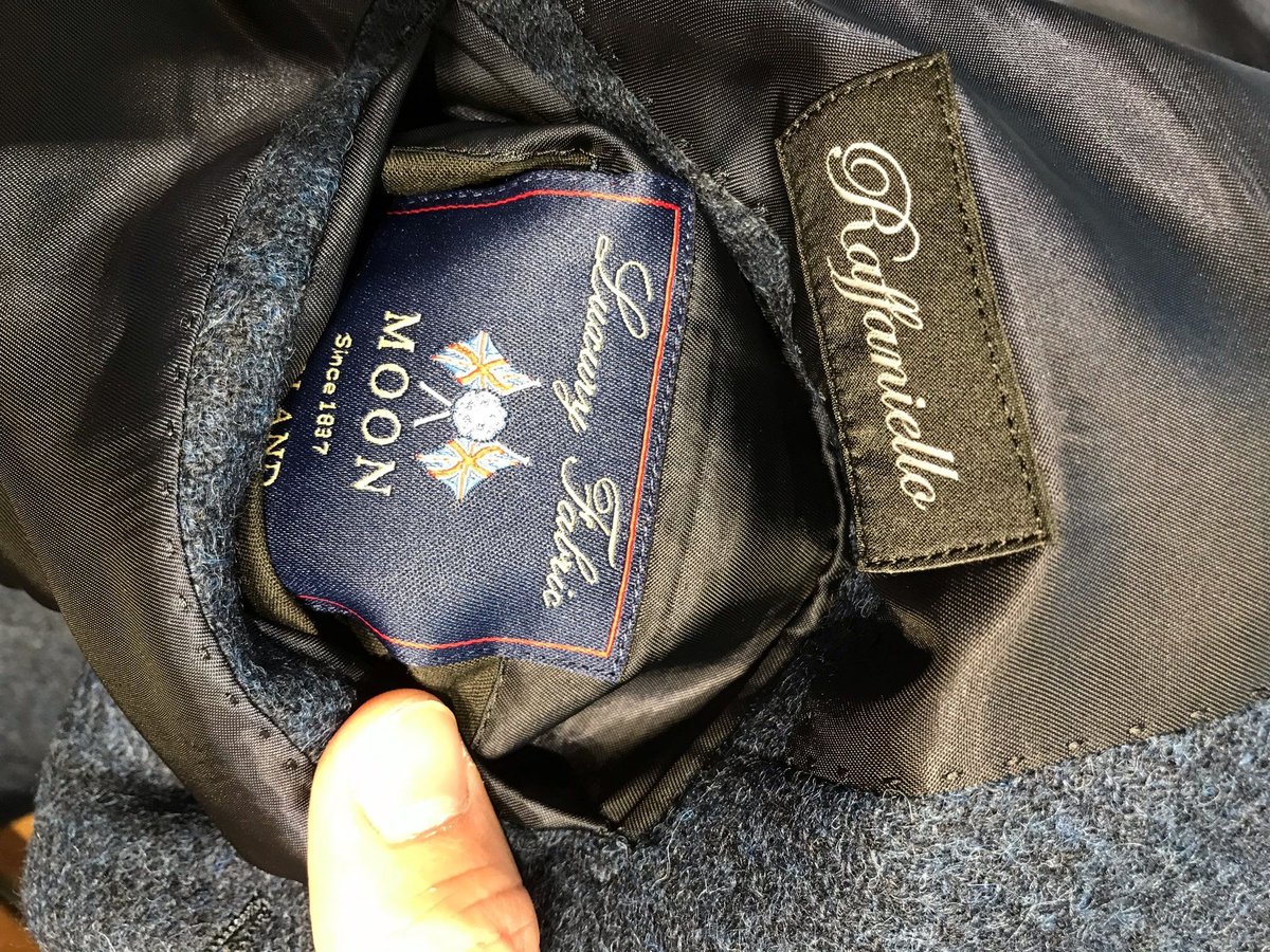 Blue tweed jacket | Sartoria Raffaniello