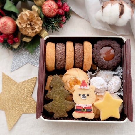 【発送】クリスマスクッキー缶