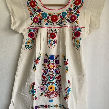 メキシコ刺繍ワンピース | STORES
