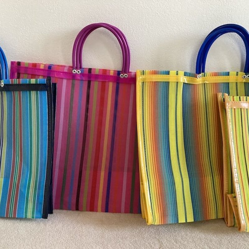 メルカドバッグ　ピンク MERCADO BAG - ROMBO - Metallic Pink (S) | Letra｜レトラ公式通販
