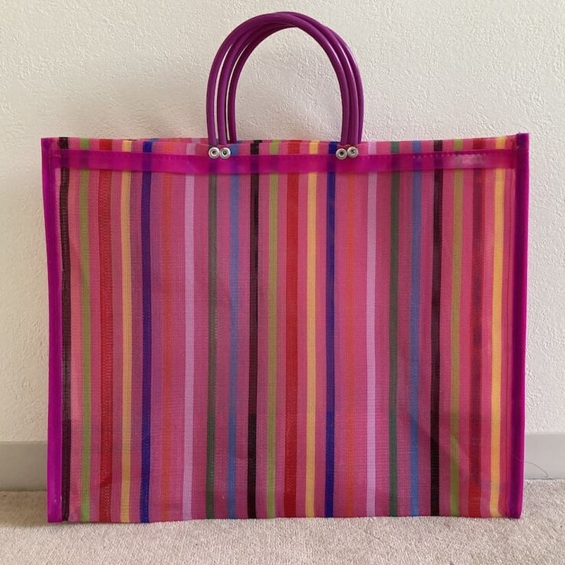 メルカドバッグ　ピンク MERCADO BAG - ROMBO - Metallic Pink (S) | Letra｜レトラ公式通販
