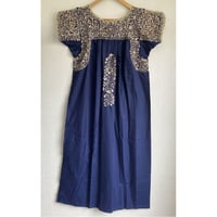 【大人サイズ】 サンアントニーノ刺繍のワンピース（黒×カラフル） 大人サイズ】サンアントニーノ刺繍のワンピース（黒×カラフル刺繍