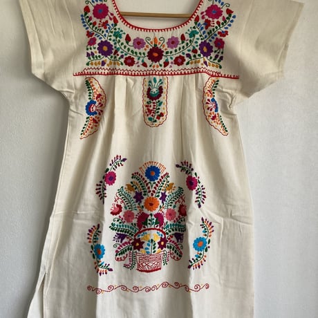 メキシコ刺繍ワンピース | STORES 