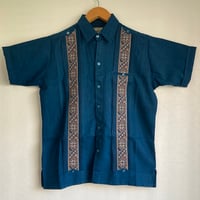 大人サイズ】サンアントニーノ刺繍のワンピース（黒×カラフル