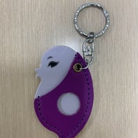 ロータリービギナーズ　キーホルダー　パープル