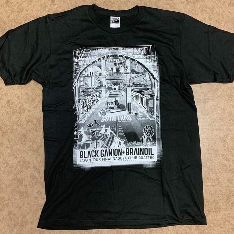 BLACK GANION x BRAINOIL Tour Final T-shirts | J