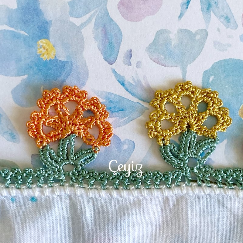 オルネッキの会⑤ 2つの編み方で作るひとつの花モチーフ | Cheyiz