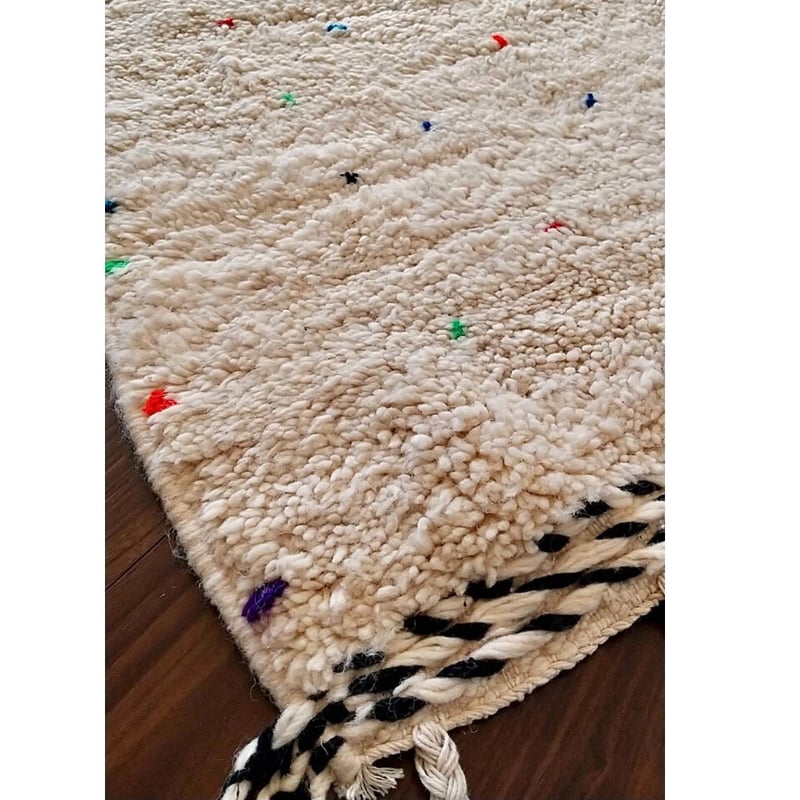モロッコ ベニワレン Beniourain ラグ ドット柄 カラフル | Boawid モロッコ ベニワレン Beniourain ラグ ドット柄 カラフル | Boawid