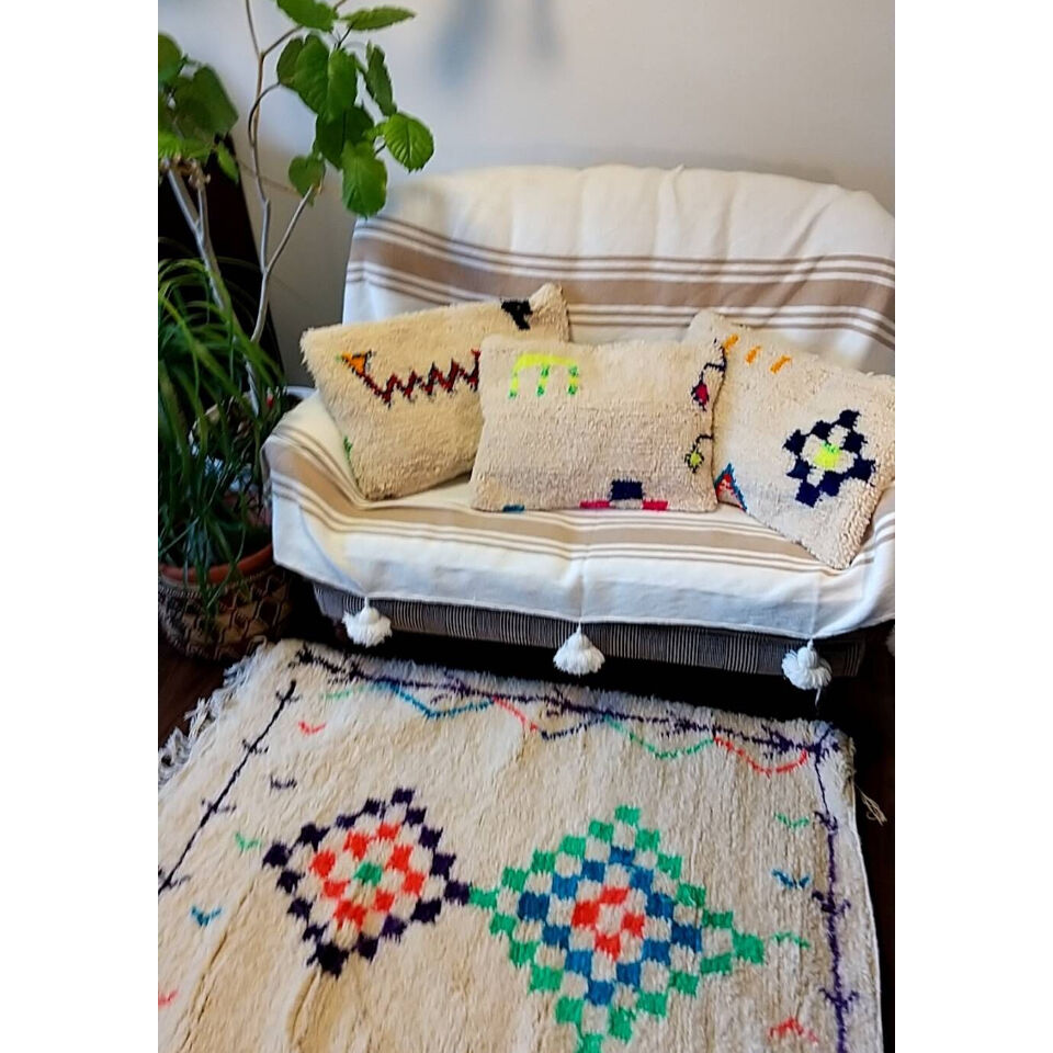 モロッコ アジラル クッション プフ pouf 2 | Boawid