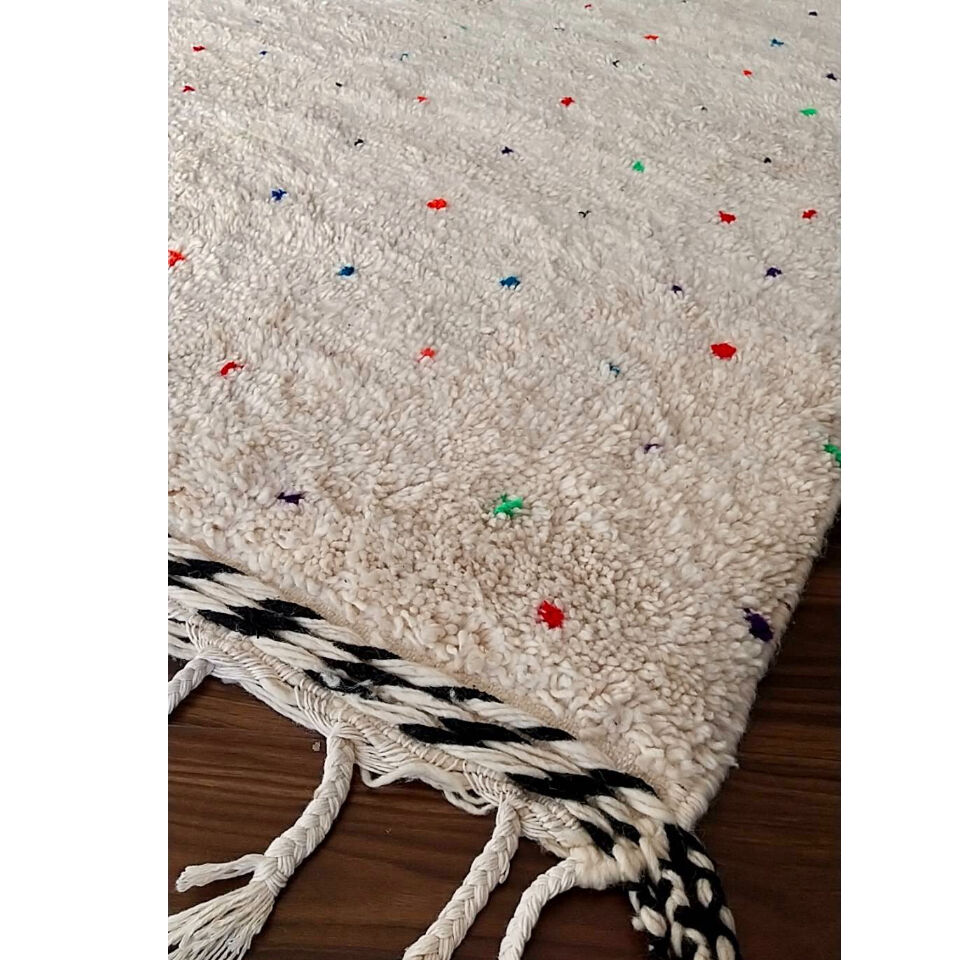 モロッコラグ　ベニワレン　ベニワレンラグ　ドット ベニワレン Beni Ouaren モロッコ エリアラグ Morocco166×115cm