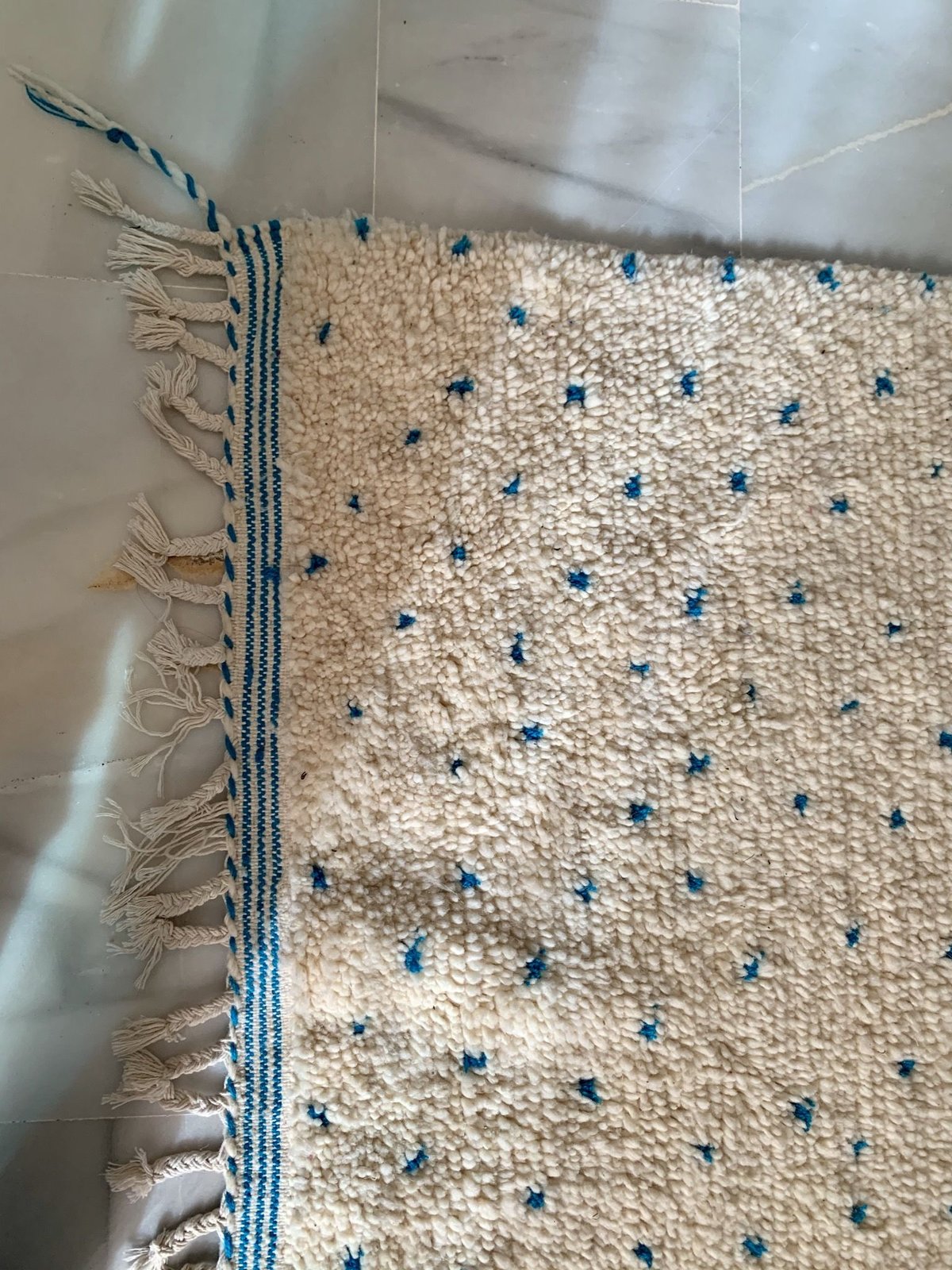 ベニワレン ラグ Beniourain モロッコ ベニワレン Beniourain ラグ ドット柄 カラフル | Boawid