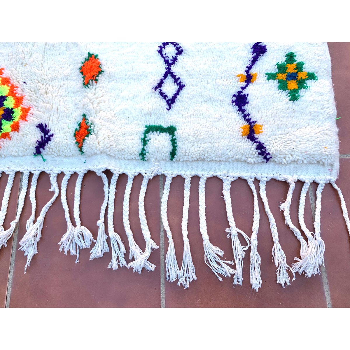 モロッコ　ラグ　アジラル　ベニワレン　1点もの　直輸入　ヴィンテージ　新品未使用 MOROCCAN RUG VINTAGE(ビンテージモロッコラグ) 