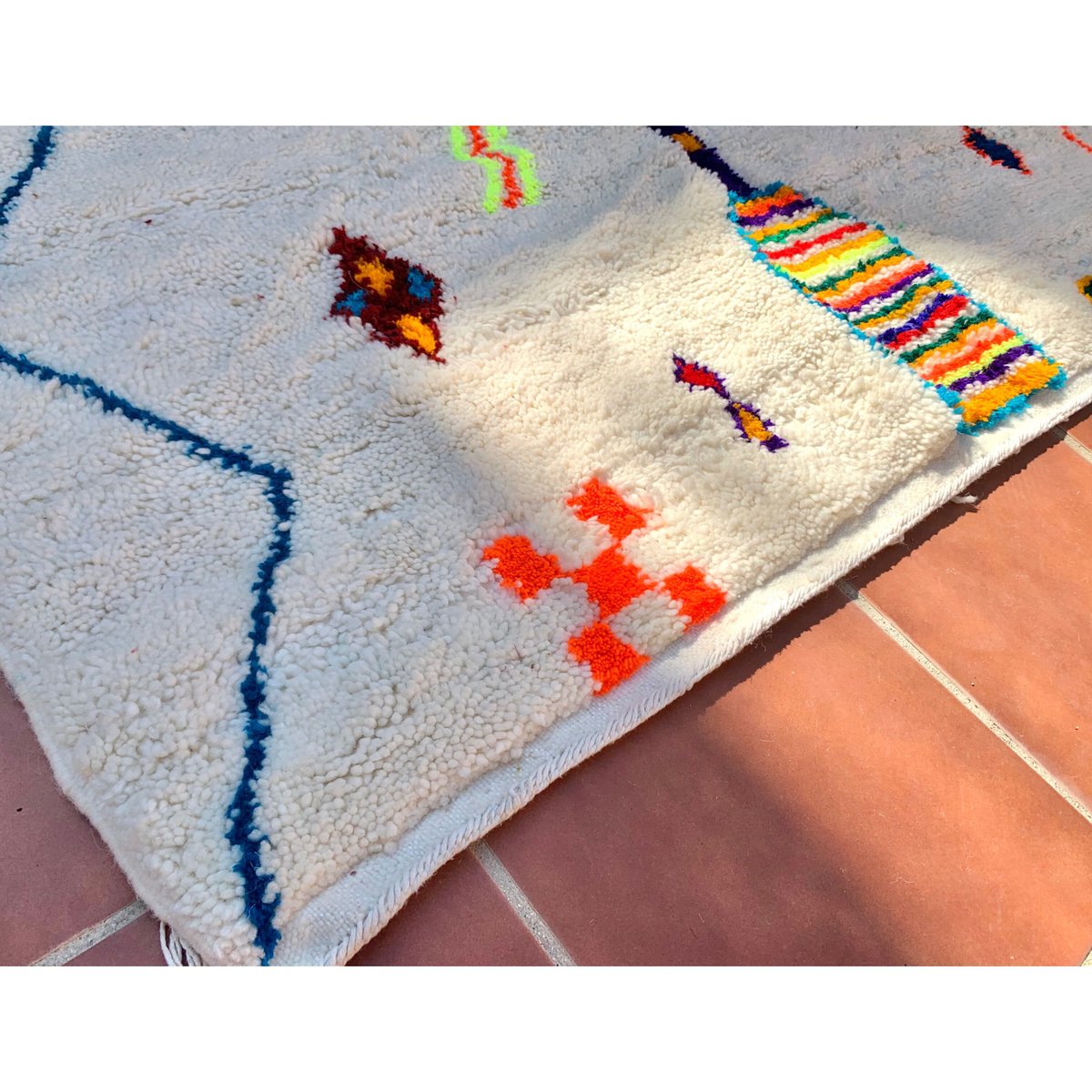 モロッコ ラグ カーペット 絨毯 アジラル ベニワレン 13 | Boawid