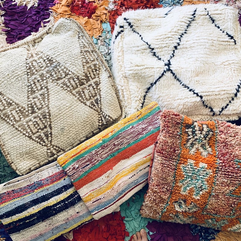モロッコ ベニワレン beniourain プフ pouf オットマン 2 | Boawid モロッコ ベニワレン beniourain プフ pouf オットマン 2 | Boawid