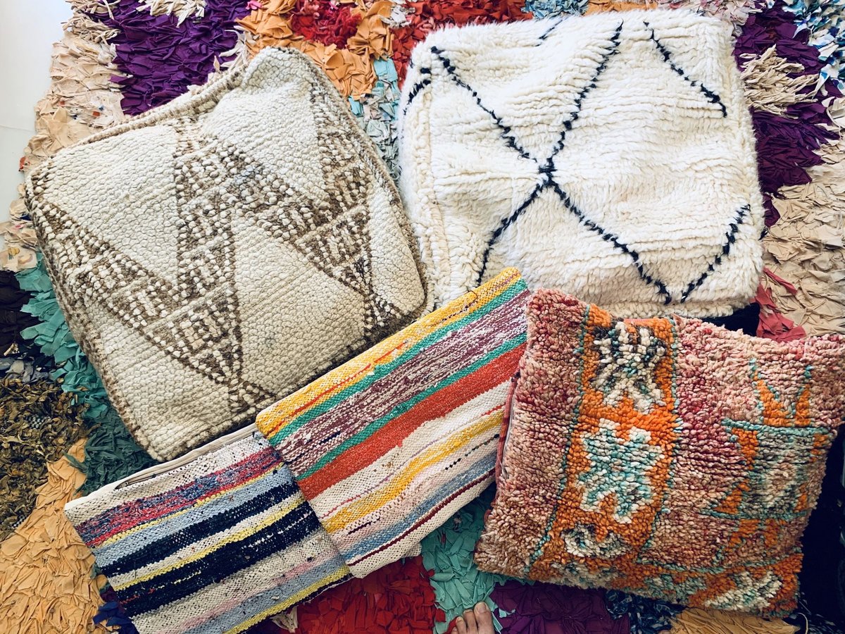 モロッコ ベニワレン beniourain プフ pouf オットマン 2 | Boawid モロッコ ベニワレン beniourain プフ pouf オットマン 2 | Boawid