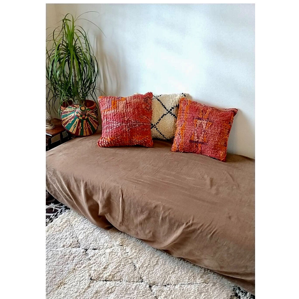 モロッコプフクッションカバー モロッコプーフカバーハソック収納オットマンクッションカバー