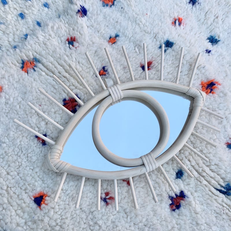 モロッコ eye ミラー 鏡 雑貨 インテリア | Boawid